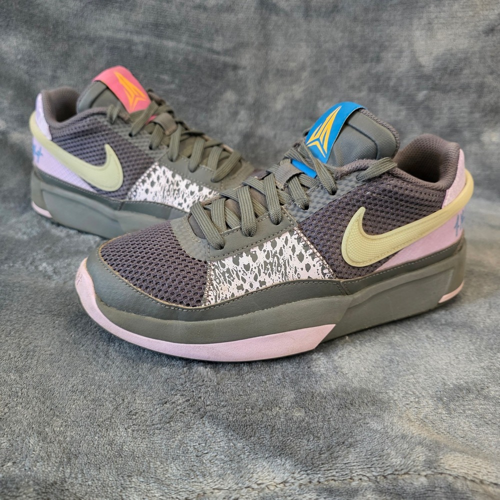 Nike Ja 1 GS Personal Touch Iron Grey Lilac Blue DX2294-002 Size 6Y Basketball